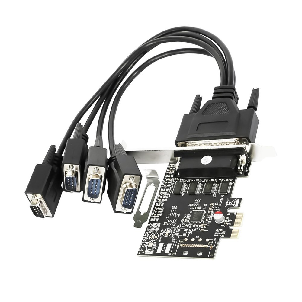 HIOPOIUYT 4Port PCIe To Adapter Card High Reliability Interfaces For Computer Expansion