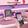 Times Gate Cute Gaming Digital Clock with Smart App-Controlled and Ditoo Retro Pixel Art Game Bluetooth Speaker and Tiivoo-2 Pixel Art Retro Bluetooth Speaker with FM Radio view 3
