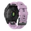 BCMCBV 26 22MM Silicone Quick Release Watchband StrapFor Garmin Fenix 7X 6X 5X 3HR Watch Easyfit Wristband Strap For Fenix 7 6 5 Watch(Light Purple,22mm Fenix EPIX) view 1