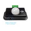 Motion Sensor Switch Controller with PIR Sensor, DC 5V-24V Input/Output, Adjustable Delay Timer, Terminal Block & Enclosure - for Lights, Automation & Security Systems view 4
