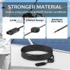 KWRNVO PC11 Power Cord for Humminbird 9.8FT/3M Standard 720057-1 Compatible with Humminbird All Helix, PiranhaMAX and Earlier Models Including 300, 500, 600, 700, 800, 900, 1100 Series Fish Finder view 4