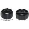 Bxian 10PCS Black Plastic Fastening Nut 17mm Ball Joint Fixing Adapter Head Holder Ring Car Phone Holder Screw Head Ball Fitting for Phone Air Outlet Camera Wireless Charger view 2