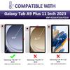 Backlit Touchpad Keyboard Case for Samsung Galaxy Tab A9 Plus 11 Inch 2023 Release, 3-Zone Backlit Wireless Keyboard with Slim Stand Cover Case with Screen Protector for 11 Tab A9+ SM-X210/X216/X218 view 2