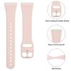 Vanjua Slim Band Compatible with Fitbit Sense 2 / Sense Bands, Fitbit Versa 4 / Versa 3 Bands Women, Soft Silicone Replacement Strap for Fitbit Sense 2 / Versa 4 Smart Watch (Pink) view 4