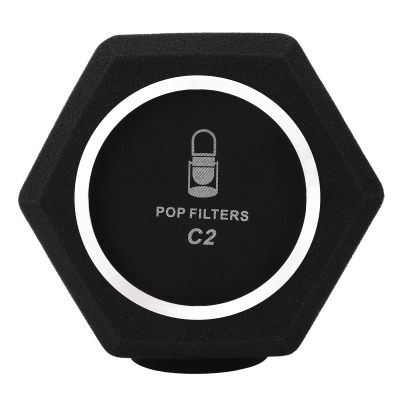 C2 Microphone Sponge Cover High Density Microphone Windscreen Professional Microphone Recording Isolation Booth