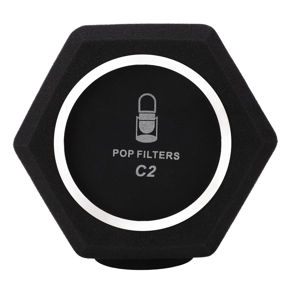 C2 Microphone Sponge Cover High Density Microphone Windscreen Professional Microphone Recording Isolation Booth