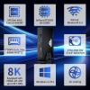 msecore Mini PC i9, 64G RAM 1T SSD with Core i9-9900KF, GeForce RTX3050 8G Graphics Card Desktop Computer, 8K, 1*HDMI, 1*DisplayPort, 1*DVI Triple Screen Display, WiFi 6e, Windows 11 Pro view 3