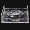 Mac mini Mount,Mini Cooling Fan Design,Super Strong Wind Modification Chassis,Equipped with a 5.5 Inches Silent Fan for Heat Sink,USB Power Supply(Transparent) view 3