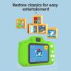 Andoer 1080P Kids Digital Camera Cute Digital Video Camera for Kids Dual Lens 2.0 Inch IPS Screen 48M Photo Games with Neck Strap 32GB TF Card USB Card Reader Birthday for Boys Girls view 3