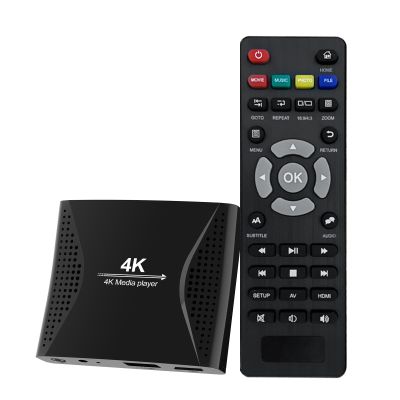 ACEMAX 4K Digital Signage Media Player  Auto Play & Loop USB Videos, No WiFi Needed, Supports USB up to 8TB & MicroSD 1TB, HDMI 4K H.265 Media Player for TV Displays