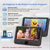 FANGOR 7.5 Inch Car DVD Player, Car DVD Player Dual Screen Play Two Different Movies or The Same Movie with Customized Headrest Strap, Support All Regions, Last Memory, USB/SD Card view 4