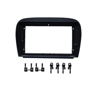 JNOEEDWN Car 9 Inch Radio Fascia Compatible with Benz SL-Class W230 2004-2011 Frame Android 2Din MP5 Player Stereo Panel