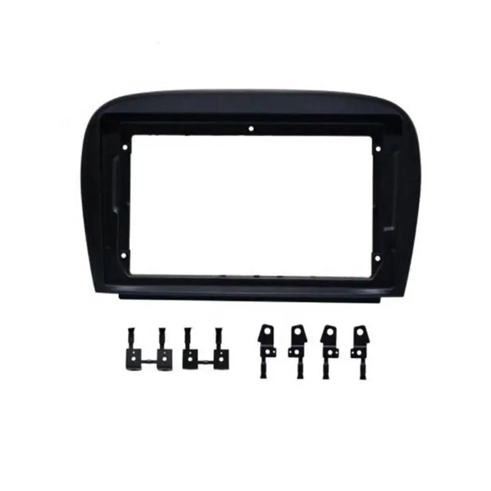 JNOEEDWN Car 9 Inch Radio Fascia Compatible with Benz SL-Class W230 2004-2011 Frame Android 2Din MP5 Player Stereo Panel