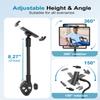 CANHET Tablet Holder for Wheelchair/Stroller/Spin Bike/Treadmill/Mic Stand/Boat/Handlebar Clamp, 360 Gooseneck Mount with Adjustable Arm for 4-13" iPad Pro Air Mini, Phone, Galaxy Z Fold, Fire HD view 2