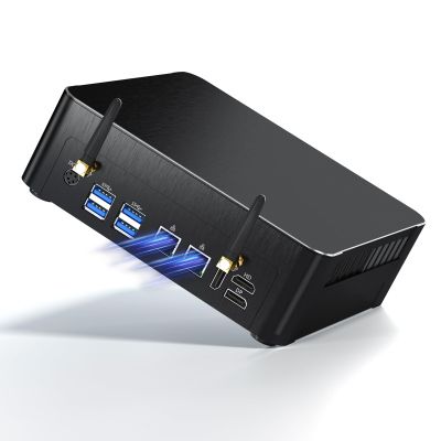 Kinupute Mini PC i9, Small Desktop Computer Core i9-9880H, Upto 4.8GHz, Windows 11 Pro, 32G RAM, 512G NVME SSD, Triple Display 4K@60Hz, HDMI/DP, Dual 2.5G LAN, USB-C, WiFi 6E, BT 5.3, VESA, 4G Module