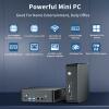 Kinupute Mini PC i9, Small Desktop Computer Core i9-9880H, Upto 4.8GHz, Windows 11 Pro, 32G RAM, 512G NVME SSD, Triple Display 4K@60Hz, HDMI/DP, Dual 2.5G LAN, USB-C, WiFi 6E, BT 5.3, VESA, 4G Module view 3