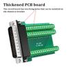 2PCS DB44 Serial Connector D-sub Male Plug 44-pin Port Terminal Breakout PCB Board,DB44 Solderless Adapter with Nut view 3