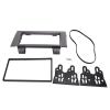 Carbon Fiber Car Center Console Air Vent Condition Double Din Car Fascia Radio Panel/Fit for IVECO Daily 2006-2014 Audio Frame Dash Fitting Kit Install Bezel Car Stereo Dash Radio Fascia Kit Installa view 1