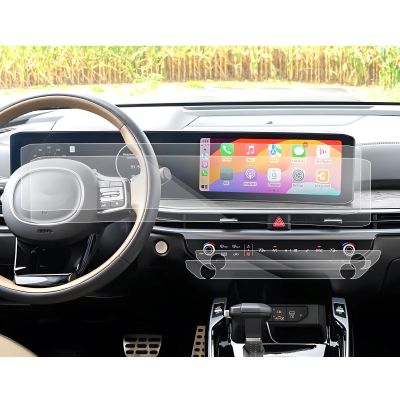 SXCY [4PCS for 2024 2025 Kia Sorento Screen Protector 2025 Sorento Infotainment Whole All-one+Air Conditioning Screen Protector for 2024 2025 Kia Sorento Accessories