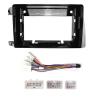 10.1 Inch Car Radio Fascia Compatible with Toyota Wish 2003 Android Stereo GPS MP5 Player Casing Frame 2 Din Head Unit Trim Dash Panel Cover(LHD Frame Cable) view 1