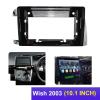 10.1 Inch Car Radio Fascia Compatible with Toyota Wish 2003 Android Stereo GPS MP5 Player Casing Frame 2 Din Head Unit Trim Dash Panel Cover(LHD Frame Cable) view 4