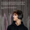 Wireless Active Noise Cancelling Headphones, Wireless Over Ear Bluetooth Headphones, 50H Playtime, Deep Bass and Built-in Microphone Wireless Bluetooth 5.4 Headphones for Travel, Office Home view 4