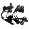 8Pcs Metal & Plastic Truck Cables OBD2 Diagnostic OBDII Adapter Tool view 2