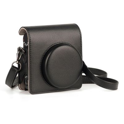 Andoer Portable Instant Camera Bag Camera Case Retro Style PU Leather Carrying Case Replacement for Fujifilm Fuji Instax Mini 99 with Adjustable Shoulder Strap