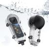 Honlyn Invisible Dive Case for Insta360 X4, Waterproof Housing Quick Release Mount Invisible for Insta360 X5/X4, Up to 50 m/164 ft(Waterproof Case) view 1