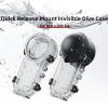 Honlyn Invisible Dive Case for Insta360 X4, Waterproof Housing Quick Release Mount Invisible for Insta360 X5/X4, Up to 50 m/164 ft(Waterproof Case) view 3