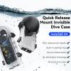 Honlyn Invisible Dive Case for Insta360 X4, Waterproof Housing Quick Release Mount Invisible for Insta360 X5/X4, Up to 50 m/164 ft(Waterproof Case) view 4