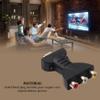 XJKLBYQ HDMI to AV Converter, Black, 33.88g, 5cm x 5cm x 5cm, Supports Xbox, TV, Gaming Consoles, No Plug Required view 3