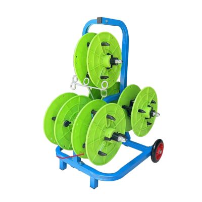 BXKCFYBSQ Wire Spool Rack with Wheel,Spool Cable Dispenser,Heavy Duty Spool Storage Holder,for Electrical Industrial Retail Use,330lbs Capacity(69x52x38cm)