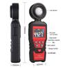 180 Rotatable Digital Light Meter, 3% Accuracy Handheld Light Calibrator, 0.1~200,000 Lux Meter, Self-calibration Lumen Tester, Ambient Temperature Measuring Instrument, for Photography, Planting view 4