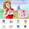 Kids Camera Instant Print, 3.5'' Kids Digital Camera Instant with 1080P HD Photos & Videos, Christmas Birthday Gifts for Girls Boys Age 3-12 (Pink) view 2