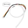 30m 4 Core White Flexible Copper Cable Video Door Phone System for Intercom Home Office Security view 2