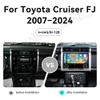 13.3" Touch Screen Android Car Stereo Radio for Toyota FJ Cruiser J15 2006-2022 Car AutoRadio Player Car GPS Navigation Unit (Silver, 8-128GB) view 2