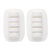HARFINGTON 2pcs Silicone Cable Clips for Cord Organizer, White view 1