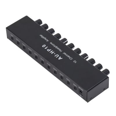 10 Channel Sound Amplifier, Headphone Amplifier, Independent Control for Recording Studio Stages