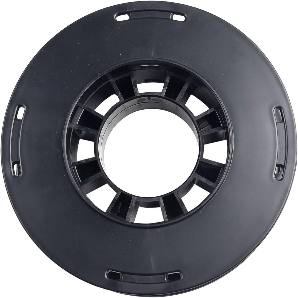 Cable Reel, for Storing Cables Ropes Ethernet Cables 155 Mm Diameter Black, Empty Cable Reel