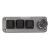 ANGGREK Mini Custom Keyboard, Mini Keyboard 3 Keys Hot Swap Red Switch Plug and Play for PC view 1