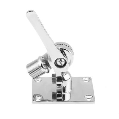 316 Stainless Steel Antenna Base Mount - Dual for Marine Use, Ideal for Saltwater Environments