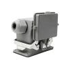 BHUPWZE Heavy Duty Connector 32 core Rectangular Aviation Plug Socket h32b-he-32 Industrial Waterproof 16A with Cover Side Outgoing line view 4