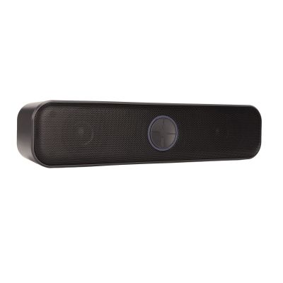 ANGGREK USB Computer Speaker, Stylish Stereo Computer Speaker RGB Effect 2 Channel Noise for Desktop Computers