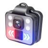 ANGGREK Small Video Camera, Multifunctional IP65 Mini HD Night Camera 4 Power White Light for Outdoor (Black) view 2