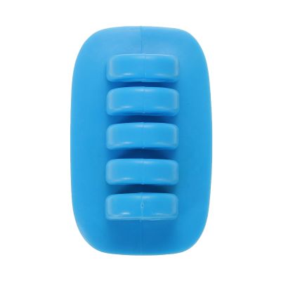 HARFINGTON Cable Clips Silicone Cable for Cord Organizer Cable Clips Bedroom Nightstand Wire Desk Table Accessories Office Spaces Car, Blue