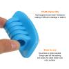 HARFINGTON Cable Clips Silicone Cable for Cord Organizer Cable Clips Bedroom Nightstand Wire Desk Table Accessories Office Spaces Car, Blue view 4