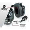 XWXLIJV General Aviation Headset for Student Pilots K Head 5 Pin Headset 24 dB NRR Noise Canceling Microphone Adjustable Headband & Mic Boom PPT Soft Foam Ear Seals view 4