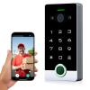 Smart WiFi Video Intercom & Doorbell Tuya Access Control System, All-Metal Fingerprint Keypad 1080P Night Vision Camera, Video Monitoring, Fingerprint/Password/Card/Tuya APP Remotely Unlock view 1