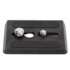 ANGGREK Tripod Head Plate Adapter, Rubber Foot Pad Tripod Quick Release Plate Wearresistant 1/4in 3/8in Thread for Photographing view 1